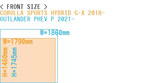 #COROLLA SPORTS HYBRID G-X 2018- + OUTLANDER PHEV P 2021-